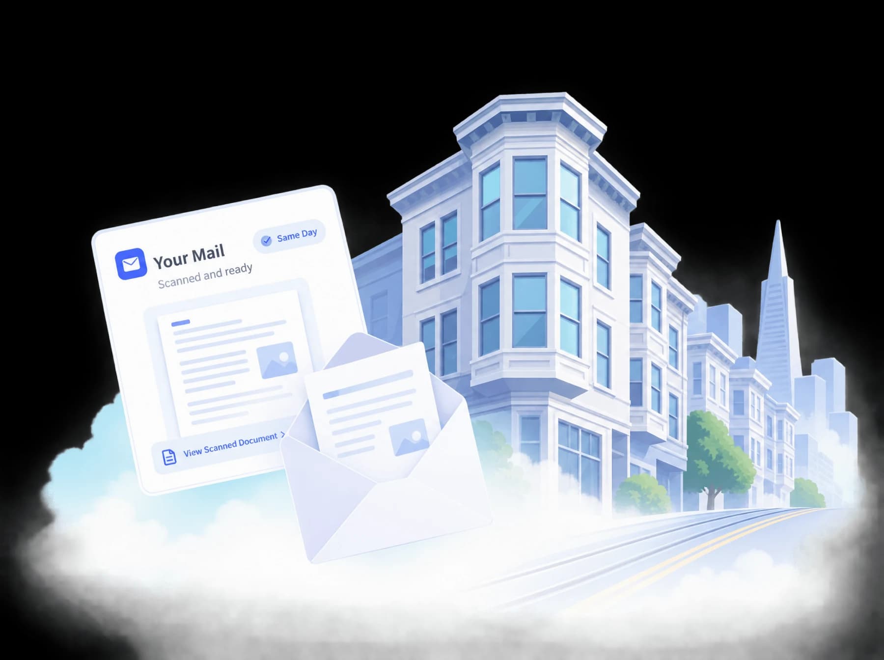 Virtual Mail Hub owned mail facility near Union Square in downtown San Francisco