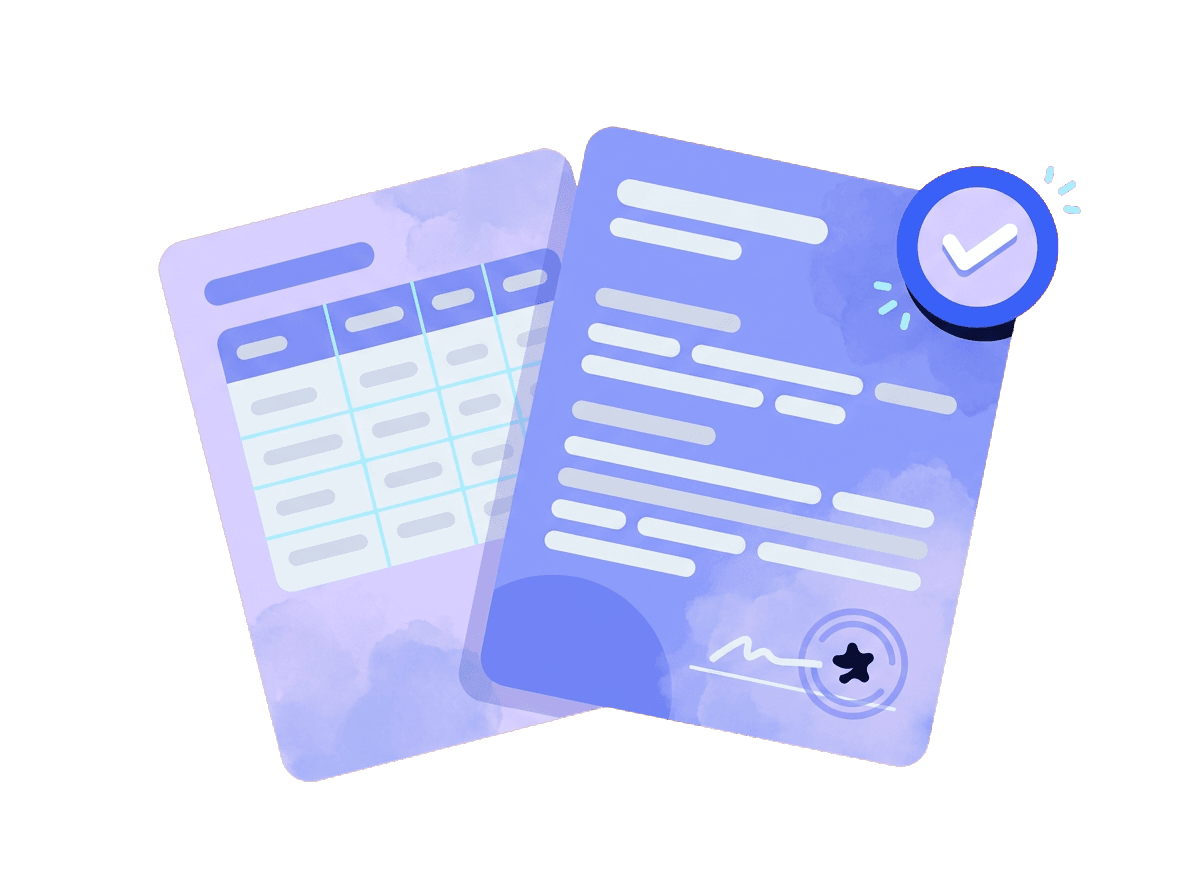 Lease agreement and utility bill proof of address for a Texas business